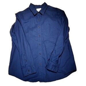 American Eagle Shirt Mens Size L Button Down Classic Fit Blue